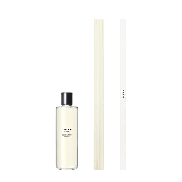 SMOKED LEATHER PERFUME DIFFUSER LIQUID WITH 10 STICKS